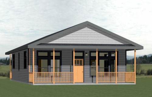 28x40 house 2 bedroom - bedroom,